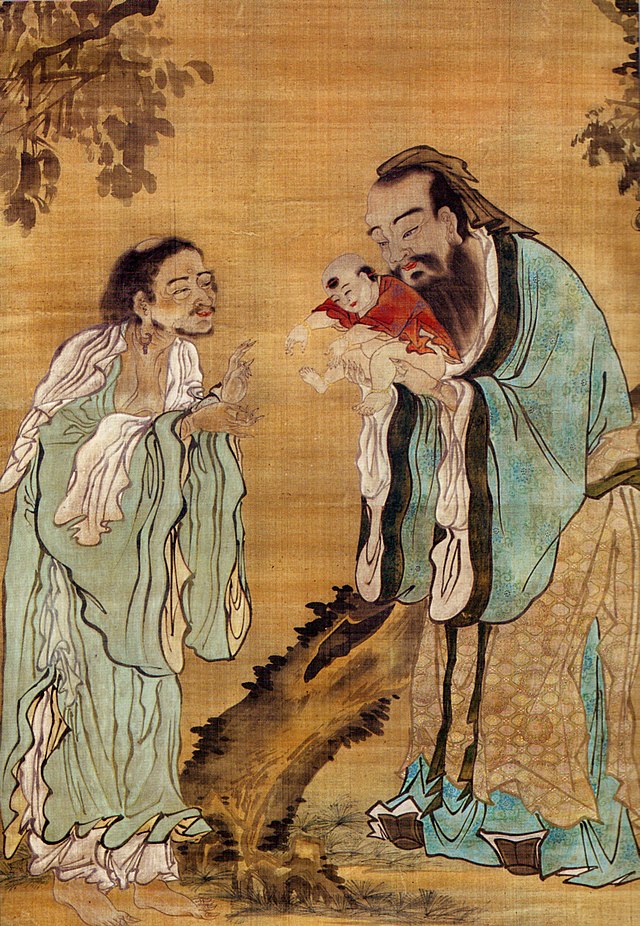 Confucius, Laozi, Buddha