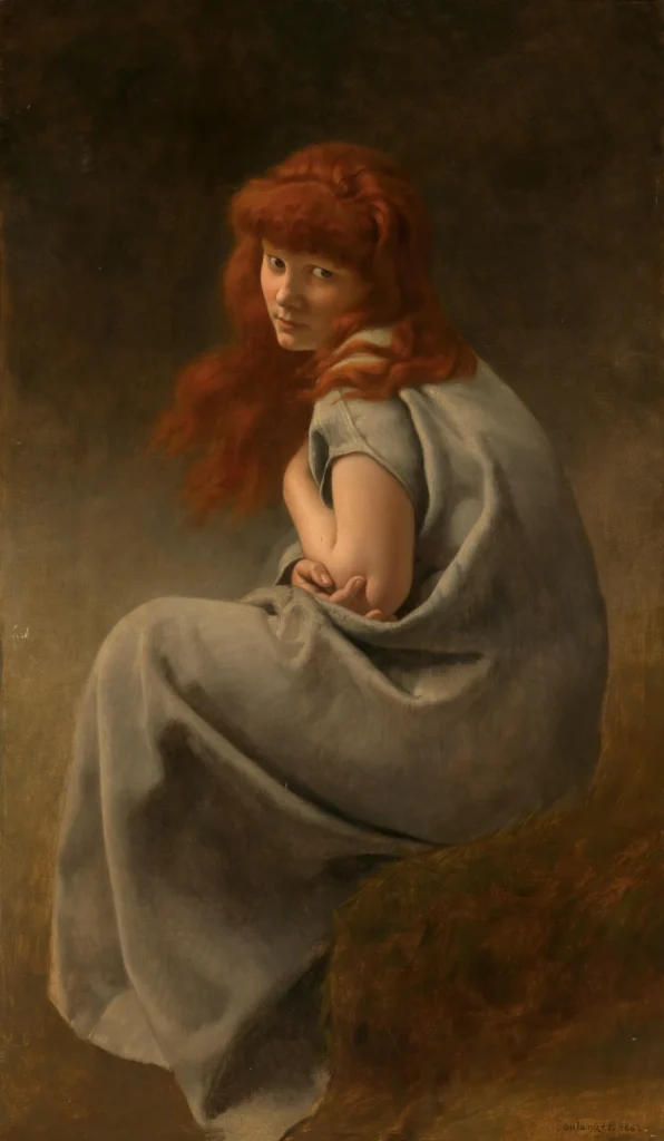 "A Shy Beauty" by Gustave Boulanger